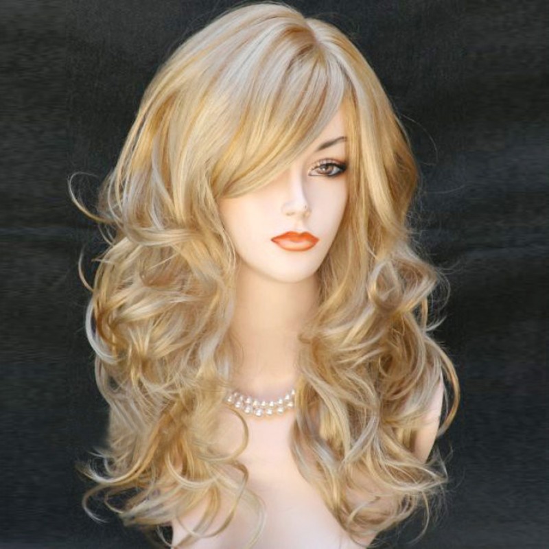 Blonde ladies wigs on sale