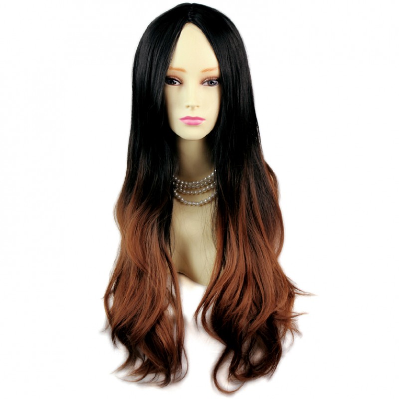 Wiwigs Amazing Style Black Brown Red Long Wavy Lady Wigs