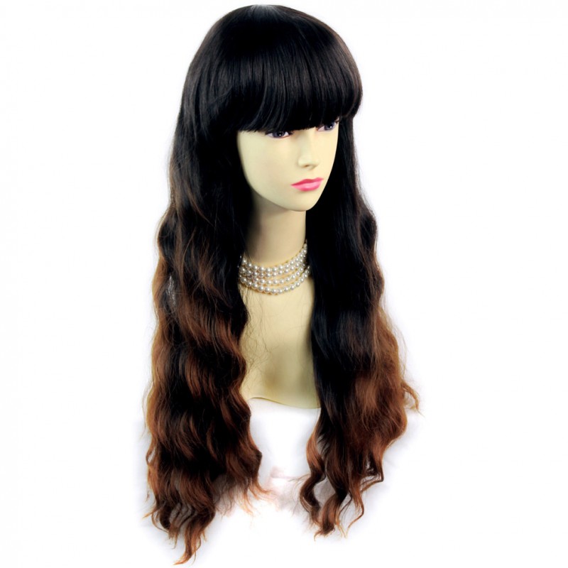 Wiwigs Wonderful Curly Black Brown Red Long Lady Wigs