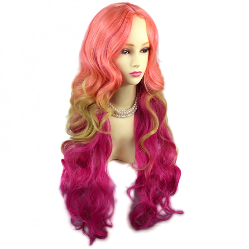 Red and blonde wig outlet