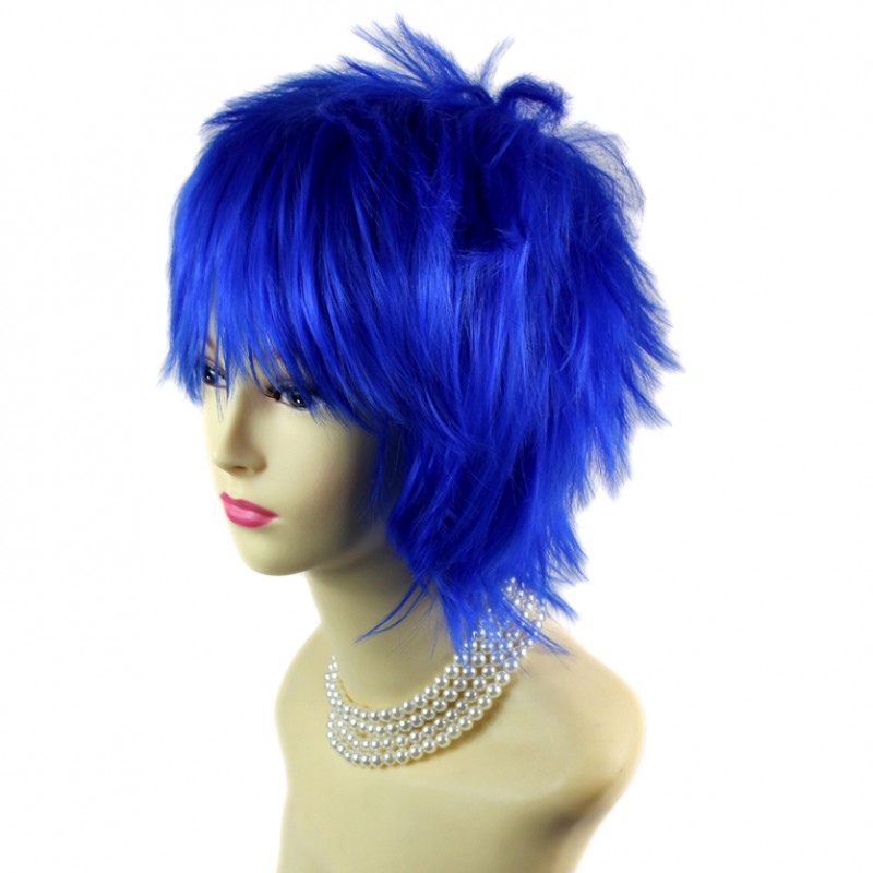 Blue on sale wig uk