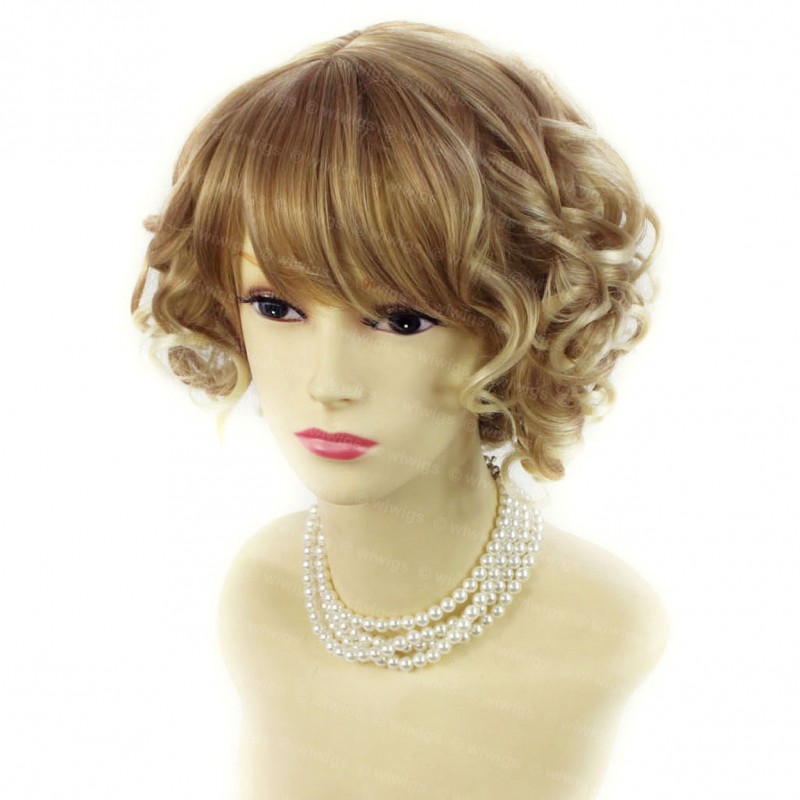 Wiwigs Summer Style Short Curly Strawberry Blonde Light Blonde