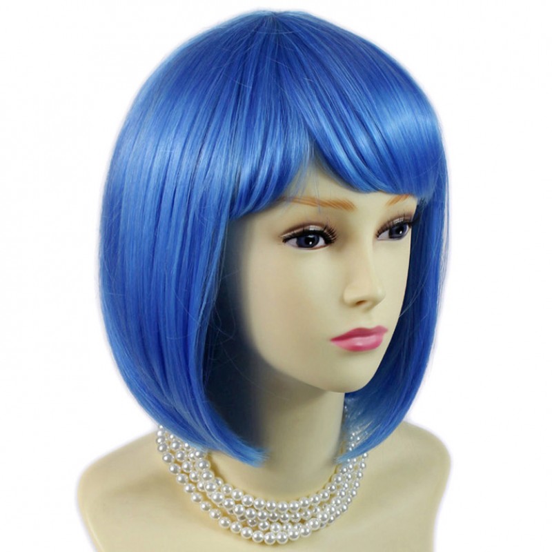 Wigs uk blue on sale