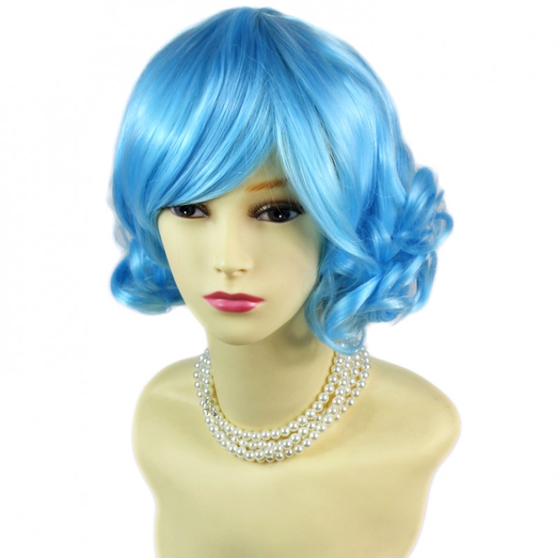 Real wigs blue on sale