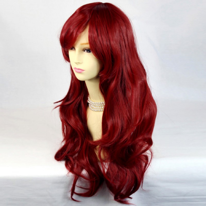 Dark red hotsell wig uk