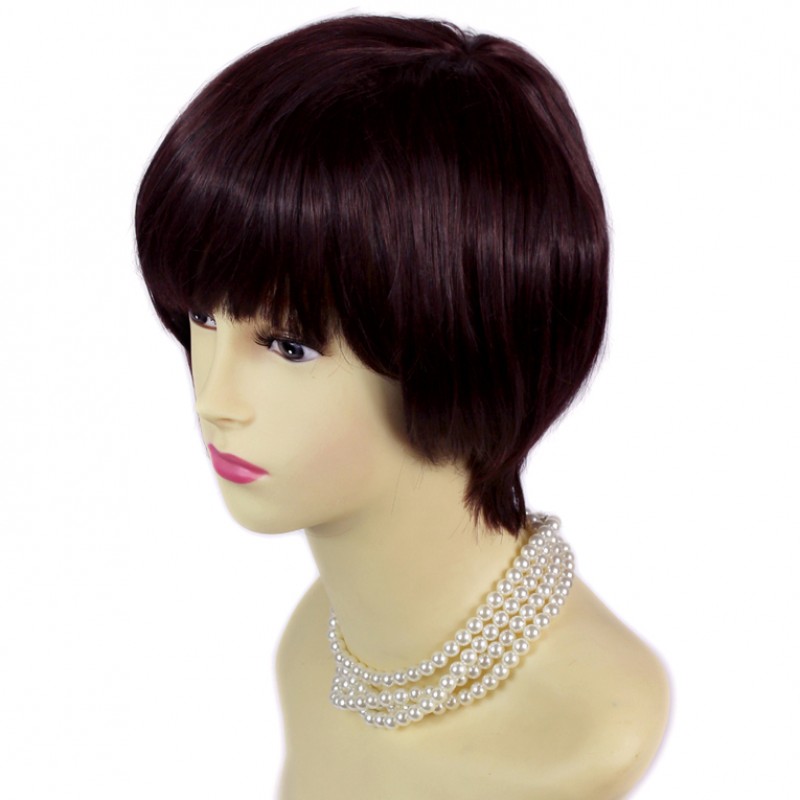 Short brown deals wig uk