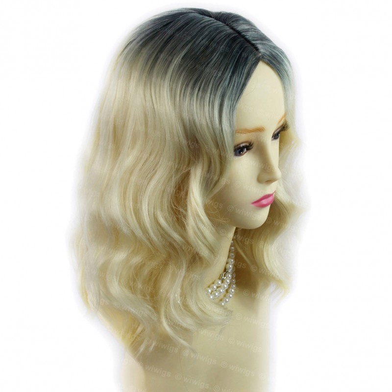 Wiwigs Amazing Blonde Black Brown Medium Wavy Lady Wigs Dip