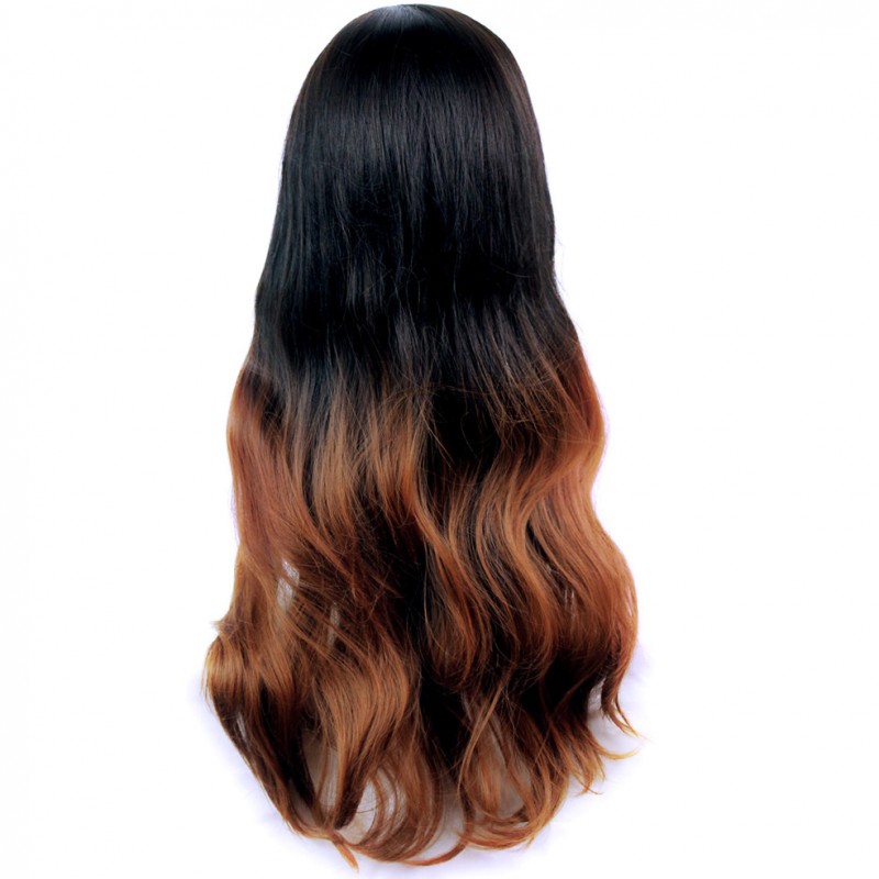Wiwigs Fabulous Style Black Brown Red Long Wavy Lady