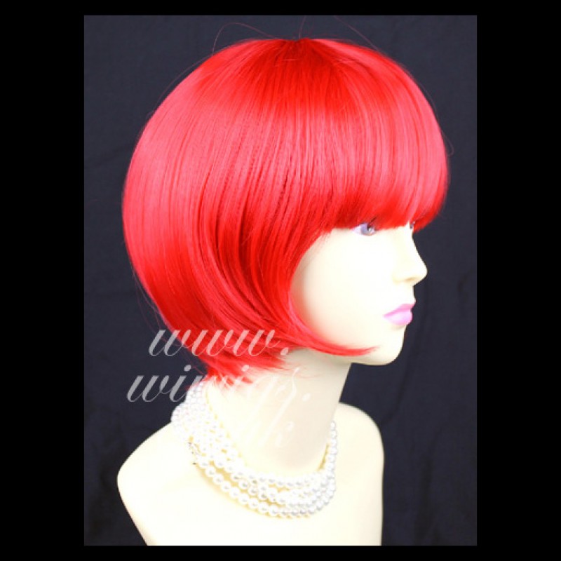 Red bob wigs uk shop