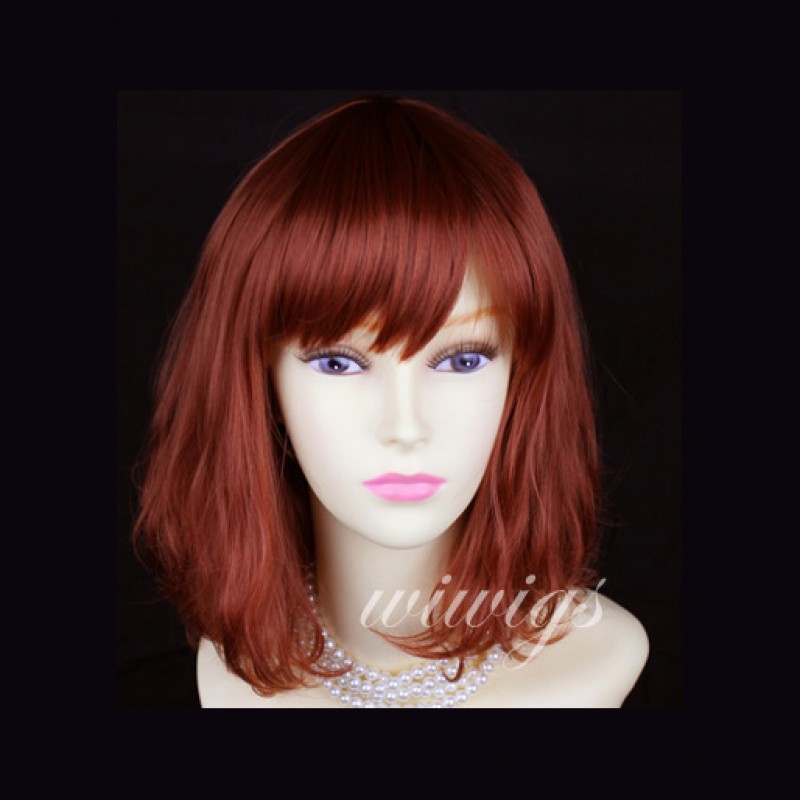 Short red wigs uk deals