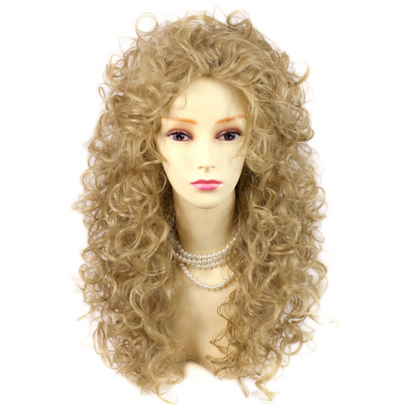 Wiwigs AMAZING SEXY Wild Untamed Long Curly Wig Gold blonde