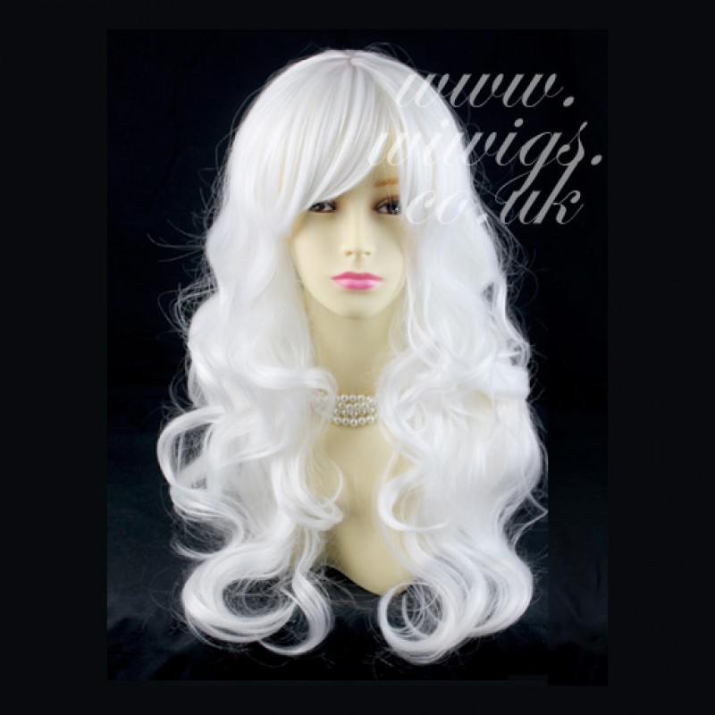 White curly wig online