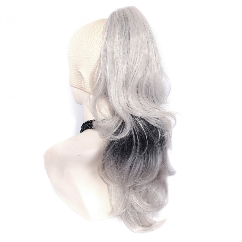 Grey deals ponytail hairpiece