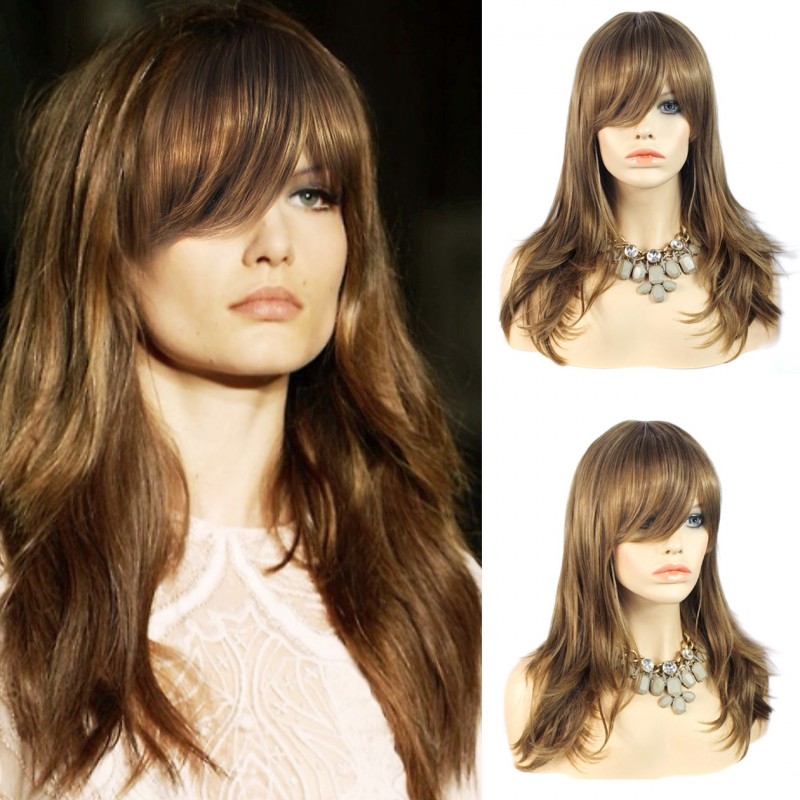 Wiwigs Sexy Layered Straight Blonde Mix Long Ladies Wig From