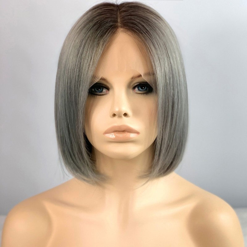 Grey remy wigs hot sale