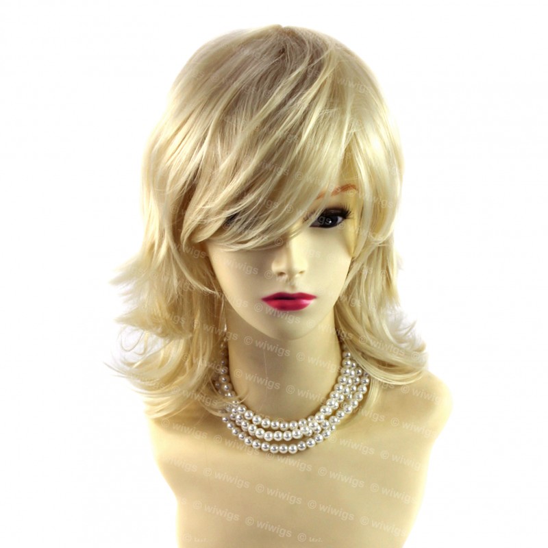 Wiwigs Lovely Medium Vanilla Blonde Ladies Wig Natural Wavy Hair