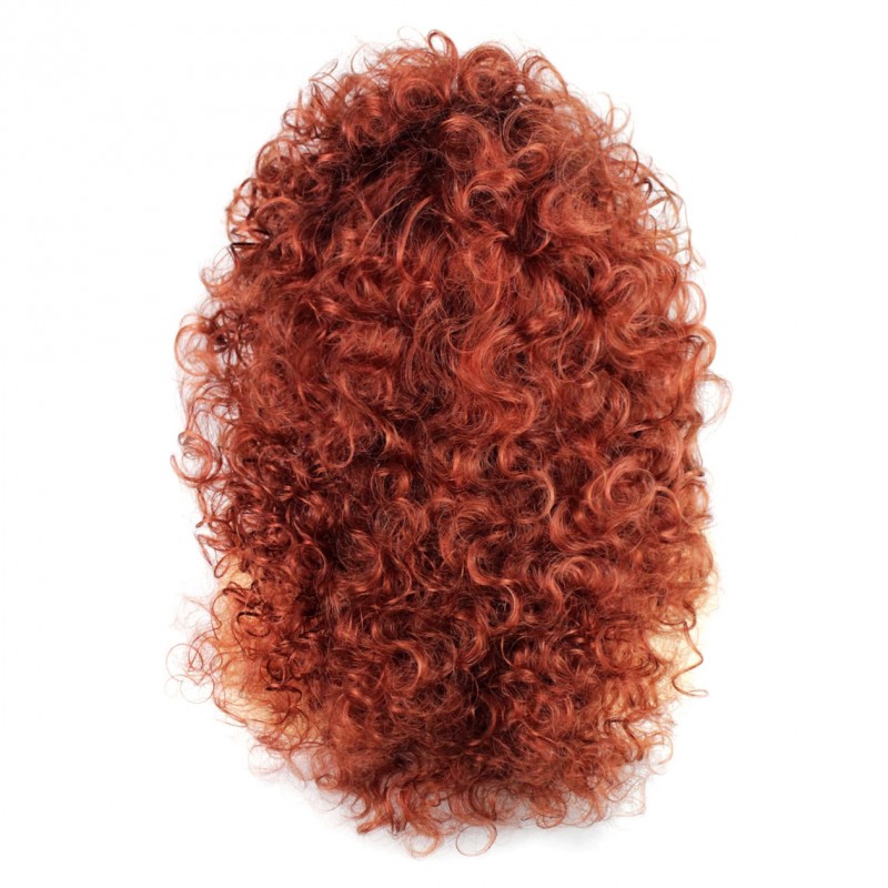 Long curly 2024 red hair wig