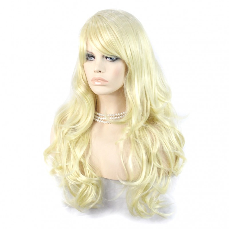 Wiwigs Sexy Beautiful Layered wavy Pale Blonde Long Ladies Wigs
