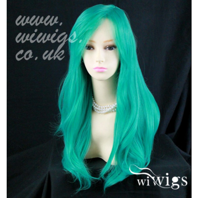 Jade green wig top