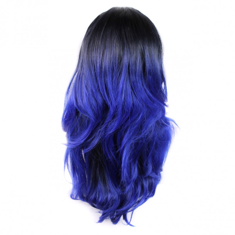 Blue ombre wig uk hot sale