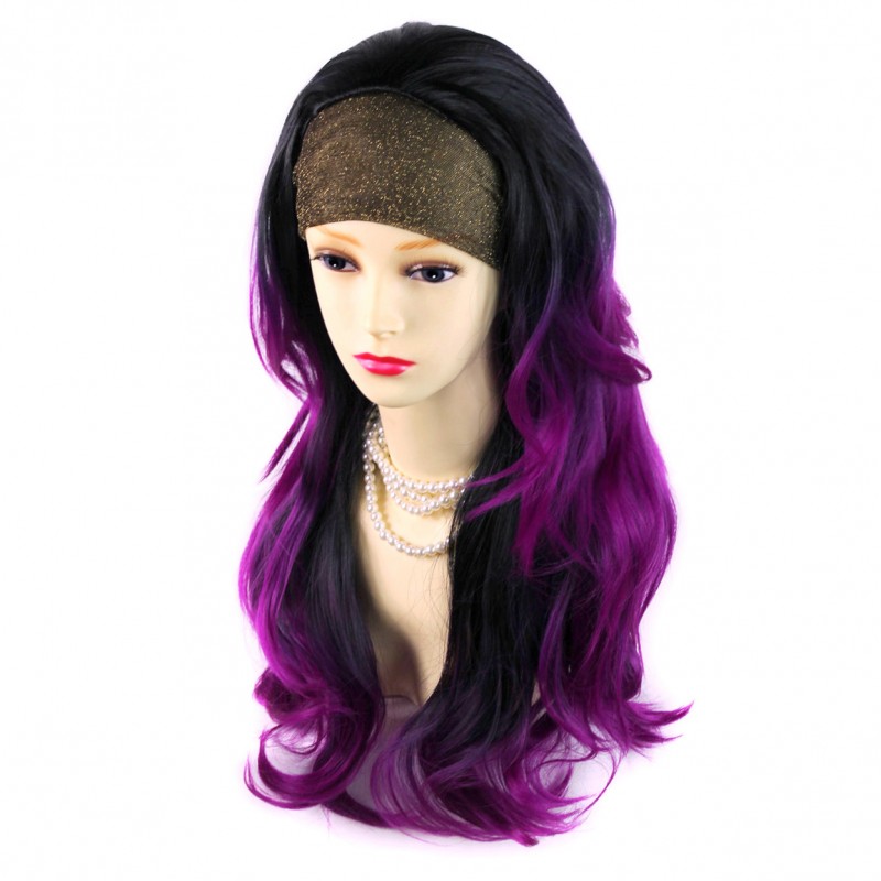 Purple deals red wig