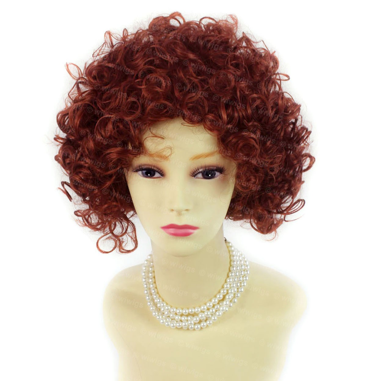 Curly red deals wigs uk