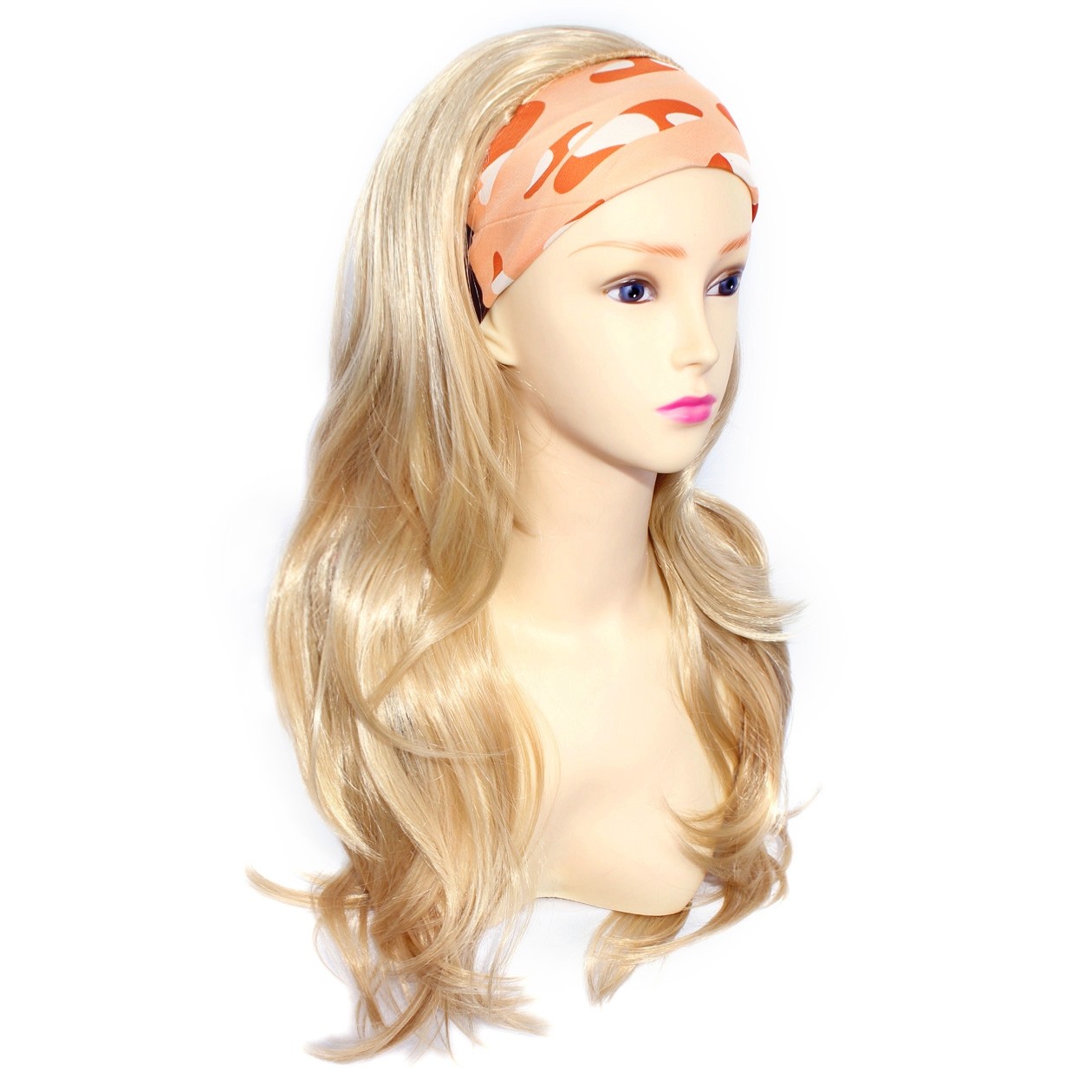 3/4 sale blonde wig