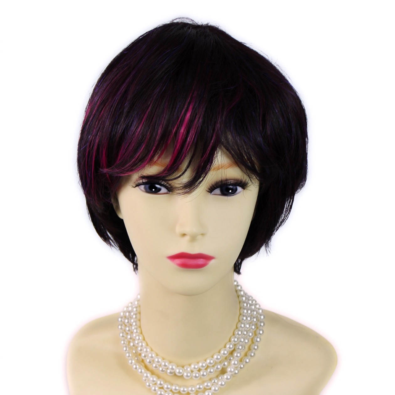 Wiwigs Wiwigs Natural Short Blonde Black Brown Plum Red