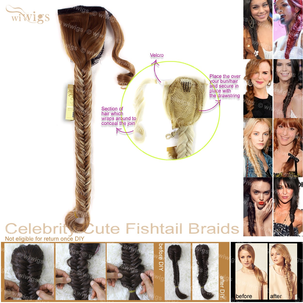 Wiwigs Celebrity Cute Strawberry Blonde Light Blonde Highlights