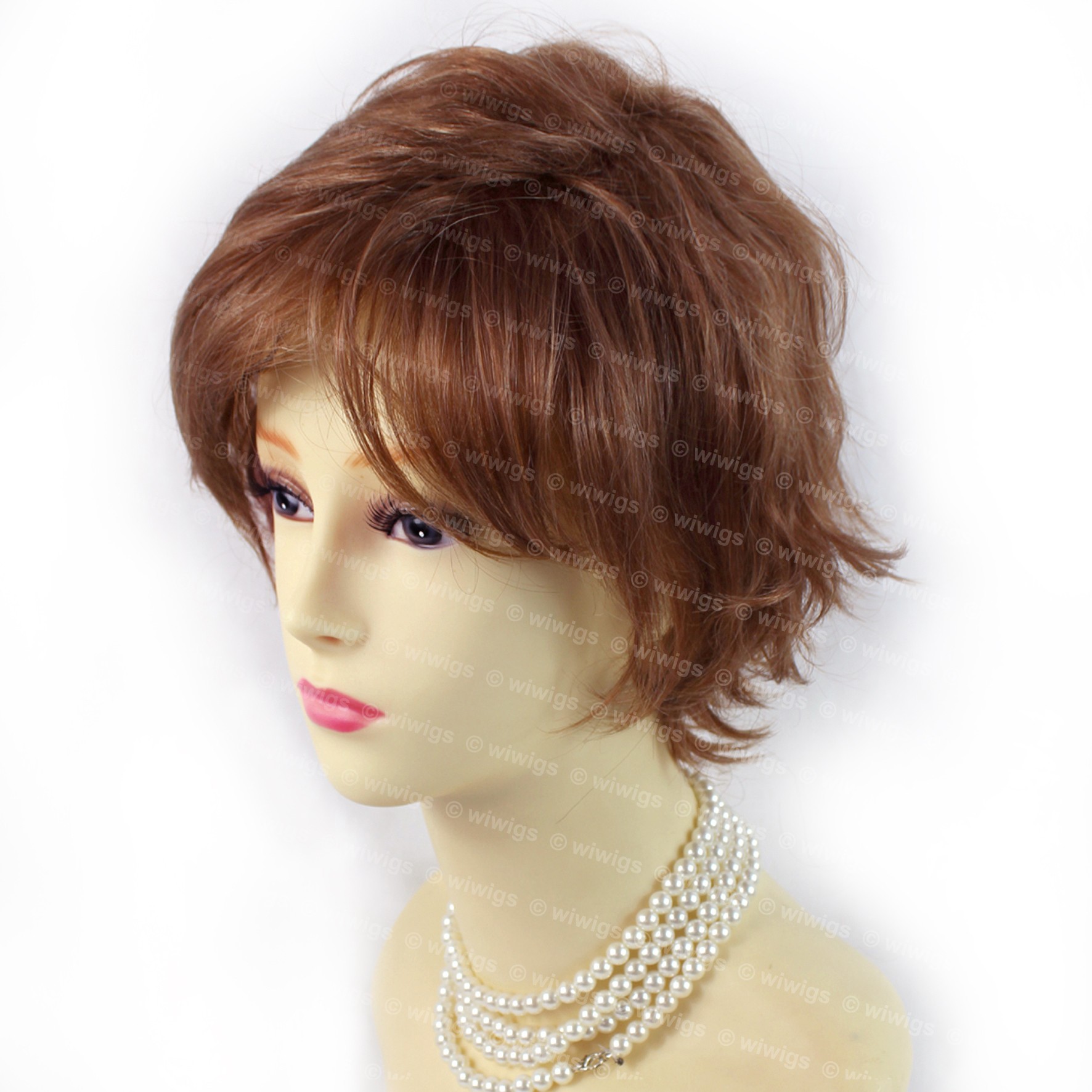 Wiwigs Gorgeous Short Perfect Wavy Red Auburn Strawberry