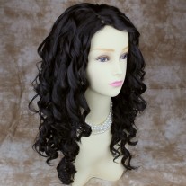 Long Curly Dark Brown Versatile Hair Ladies Wig