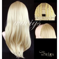 Wiwigs Long Straight Light Blonde 1 Piece Hair Extension Hairpiece