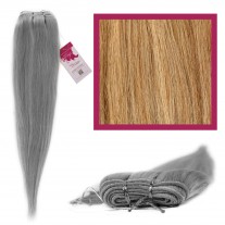 DIY Double Weft Lush 'Beach Blonde Blend' 18" Hair Extensions Deluxe Human Hair.