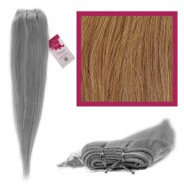 DIY Double Weft Lush 'Lightest Brown' 20" Hair Extensions Deluxe Human Hair.