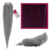 DIY Double Weft Lush 'Deep Red Wine' 20" Hair Extensions Deluxe Human Hair.