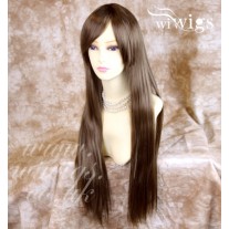 Sexy Long Straight Light Brown Ladies Wigs Heat Resistant Hair from WIWIGS UK