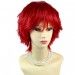 STRIKING Red Man's Wig Short Spikey Style Lady Wig Cosplay Party Hair WIWIGS UK