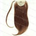 Wiwigs Ladies 1 Piece Clip Medium Brown Straight Ponytail Wrap around Pony