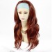 Fox Red Long Layered Wavy ends 3/4 Wig Fall Hairpiece Hair Piece WIWIGS UK
