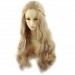 Pretty long Wavy Blonde Mix Ladies Wigs Skin Top Hair From Wiwigs Uk