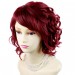 Awesome Lovely Summer Style Short Burgundy mix Red Skin Top Ladies Wig UK .