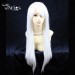 Awesome Long Straight Skin Top Snowy White Cosplay Wigs UK