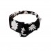 Daisy Twist Knot Hairband In Black