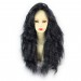 Romantic Sexy Wild Untamed Long Wavy Wig Black Ladies Wigs from WIWIGS UK