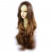 Wiwigs ® Gorgeous Long Wavy Wig Strawberry Blonde & Light Brown Dip-Dye Ombre Hair UK