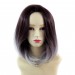 Wiwigs ® Pretty Medium Bob Style Wig Grey & Dark Auburn Dip-Dye Ombre Hair UK