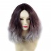 Wiwigs Untamed Medium Curly Wig Grey & Dark Auburn Dip-Dye Ombre Hair