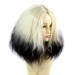 Wiwigs Untamed Medium Curly Wig Light Blonde & Medium Brown Dip-Dye Ombre Hair