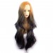 Wiwigs ® Gorgeous Long Wavy Wig Dark Brown Dip-Dye Ombre Hair UK