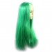 Wiwigs ® Romantic Long Straight Wig Green & Light Green Dip-Dye Ombre Hair UK